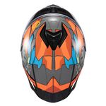 Capacete Texx Fechado Spihe Gear Vermelho Azul