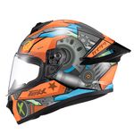 Capacete Texx Fechado Spihe Gear Vermelho Azul