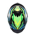 Capacete Texx Fechado Spihe Maasai Verde Azul