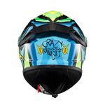 Capacete Texx Fechado Spihe Maasai Verde Azul