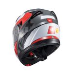 Capacete Texx Gladiator V3 Reisen  Vermelho Branco 