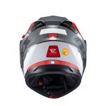 Capacete Texx Gladiator V3 Reisen  Vermelho Branco 