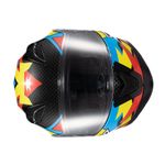 Capacete Texx Strike Ride Azul Verde Vermelho Preto 