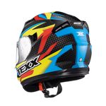 Capacete Texx Strike Ride Azul Verde Vermelho Preto 