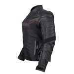 Jaqueta Texx Falcon V2 Feminina Ld  Preto Vermelho 