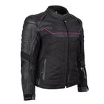 Jaqueta Texx Falcon V2 Feminina Ld   Preto Rosa 