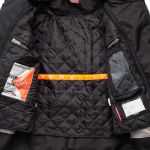 Jaqueta Texx Armor Ld Feminina  Preto Cinza Laranja 