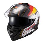 Capacete Texx Fechado Kaiman Flag  Alemanha