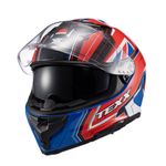 Capacete Texx Fechado Kaiman Flag  UK