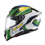 Capacete Texx Fechado Kaiman Flag Brasil