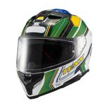 Capacete Texx Fechado Kaiman Flag Brasil