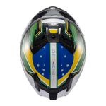 Capacete Texx Fechado Kaiman Flag Brasil