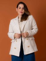 Blazer em Tweed Fiorella