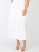 Saia Feminina Midi Plissada July