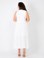 Saia Feminina Midi Plissada July