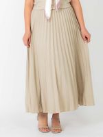 Saia Feminina Midi Plissada July
