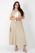Saia Feminina Midi Plissada July