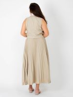 Saia Feminina Midi Plissada July