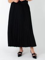Saia Feminina Midi Plissada July