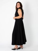 Saia Feminina Midi Plissada July
