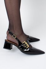 Scarpin Feminino Slingback Verniz Georgia