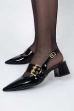 Scarpin Feminino Slingback Verniz Georgia