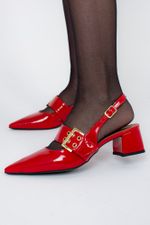 Scarpin Feminino Slingback Verniz Georgia