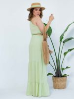 Vestido Longo com Detalhe Cut Out Aurora