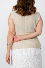 Colete Feminino Tricô Alongado Elisa