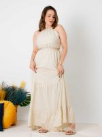 Vestido Longo com Detalhe Cut Out Aurora
