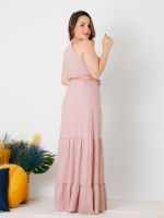 Vestido Longo com Detalhe Cut Out Aurora