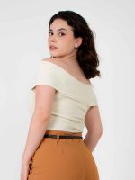 Blusa Feminina Modal Ombro a Ombro Tânia