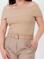 Blusa Feminina Modal Ombro a Ombro Tânia