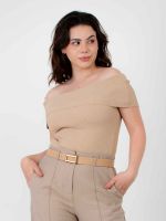 Blusa Feminina Modal Ombro a Ombro Tânia