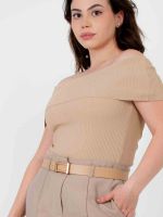 Blusa Feminina Modal Ombro a Ombro Tânia