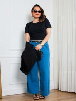 Blusa Cropped Manga Curta Amalfi