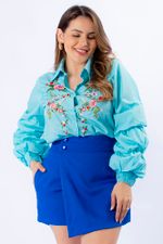 Camisa Feminina Bordada Carol