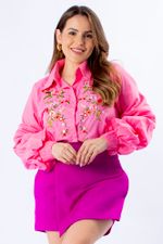 Camisa Feminina Bordada Carol