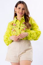Camisa Feminina Bordada Carol