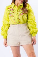 Camisa Feminina Bordada Carol
