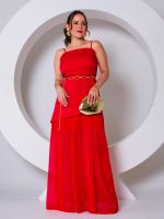 Conjunto Blusa e Saia Longa com Tule Firenze