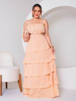 Vestido Longo em Camadas Angra