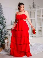 Vestido Longo em Camadas Angra