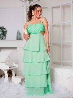Vestido Longo em Camadas Angra