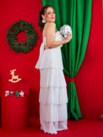 Vestido Longo em Camadas Angra