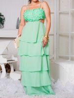 Vestido Longo em Camadas Angra
