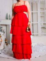 Vestido Longo em Camadas Angra