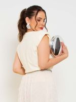 Blusa Muscle Tee com Bordado Cannes
