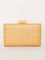 Clutch Textura de Palha Bali