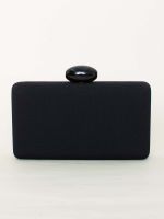 Clutch Texturizada com Fecho Acrílico Aruba